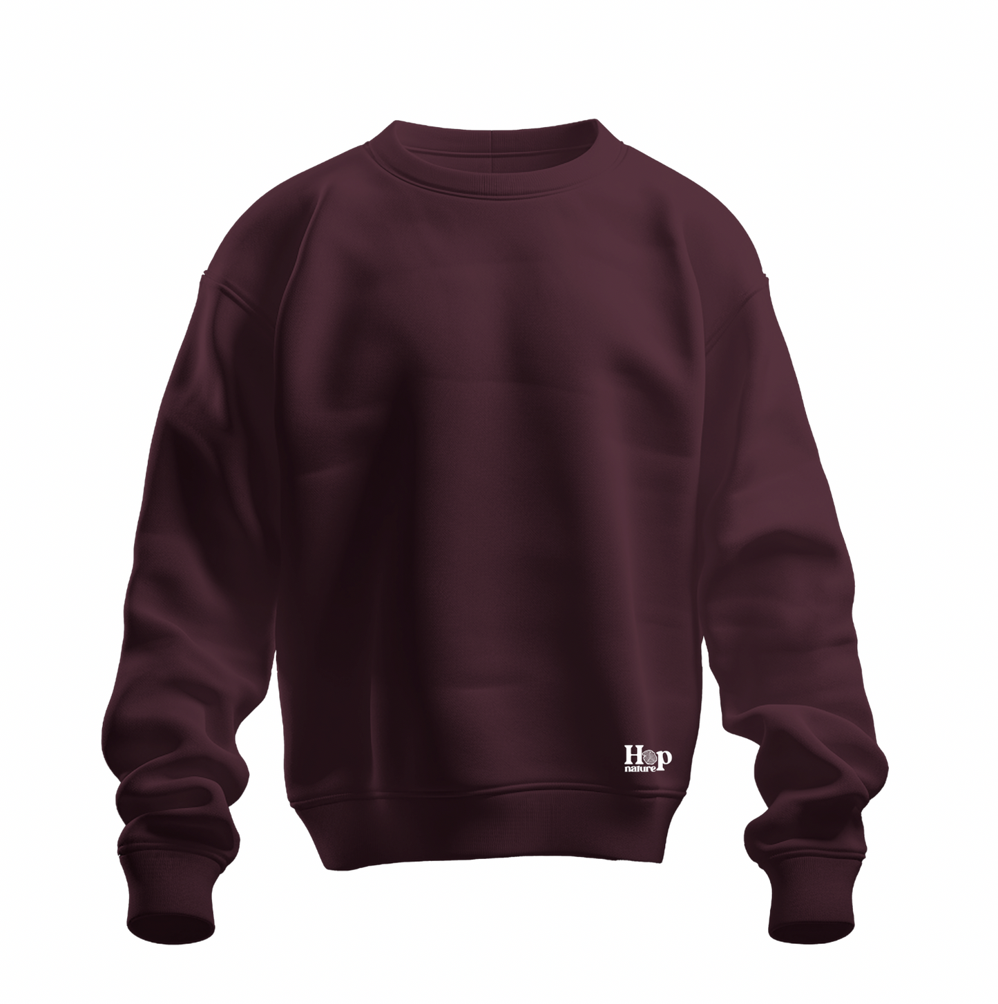 Crewneck Follow the sun — aubergine